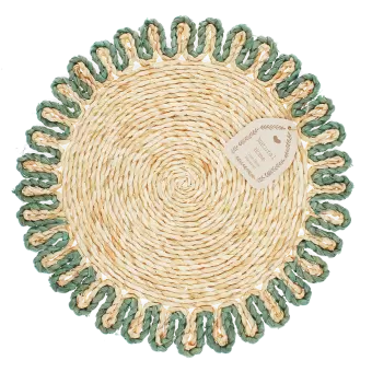 Corn husk placemat - Blue