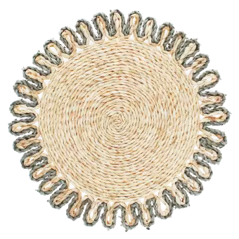Corn husk placemat - Grey