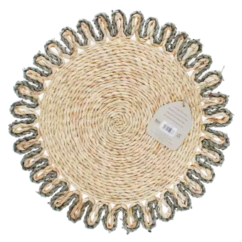 Corn husk placemat - Grey