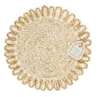 Corn husk placemat - Natural