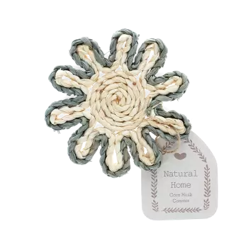 Corn husk coaster - Grey