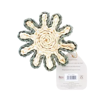 Corn husk coaster - Grey