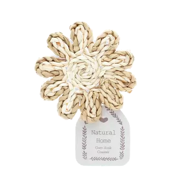 Corn husk coaster - Natural