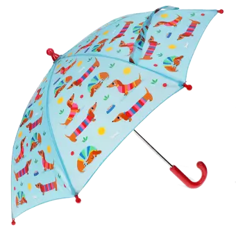 kids sausage dog push up umbrella
