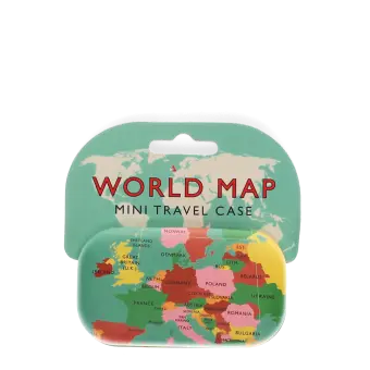 Mini travel case - World Map