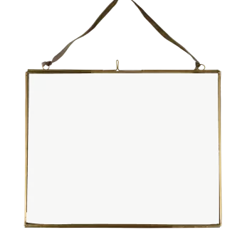 Landscape Hanging Brass Frame 20x15cm