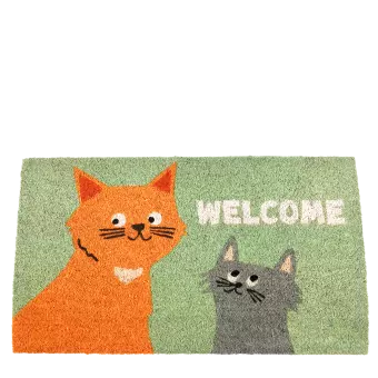 nine lives design doormat surface