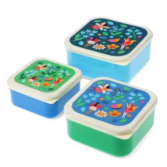 Snack boxes (set of 3) - Fairies in the Garden