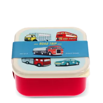 Snack boxes (set of 3) - Road Trip