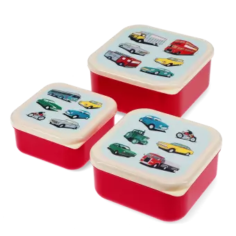 Snack boxes (set of 3) - Road Trip