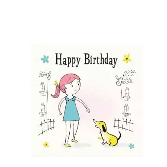 Little Paris Birthday Card