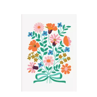 Bunch Of Flowers Greeting Card