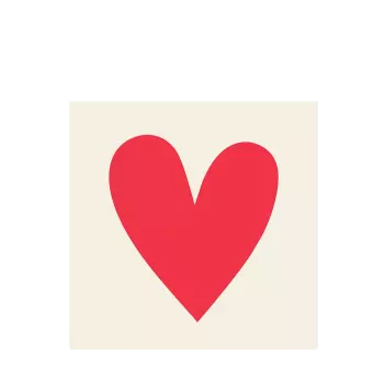 Big Heart Greeting Card
