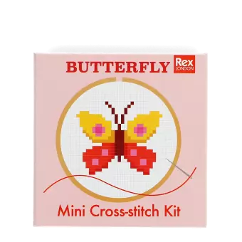 Mini Cross-Stitch Kit - Butterfly