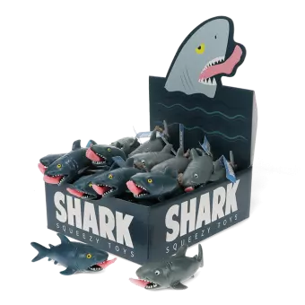 Shark squeezy toy