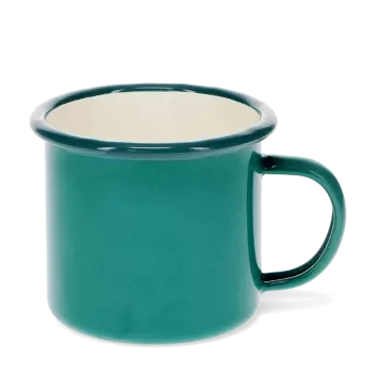 Enamel mug - Teal