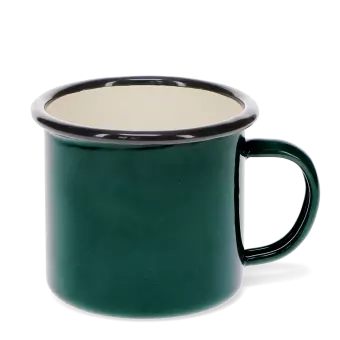 Enamel mug - Dark green