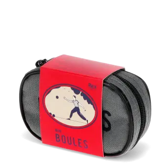 Mini Boules set in travel case
