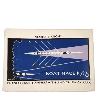 Cotton tea towel - TfL Vintage Poster "Boat Race"