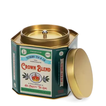 Metal Tea Caddy - Crown Blend