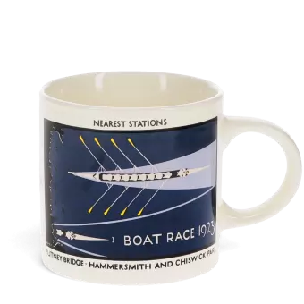 Ceramic mug - TfL Vintage Poster "Boat Race"