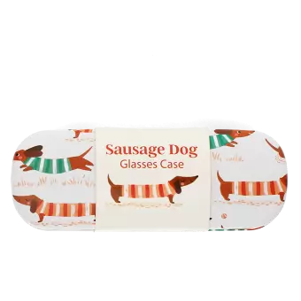 Glasses case & cleaning cloth - Sausage Dog