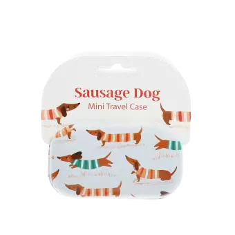 Mini travel case - Sausage Dog