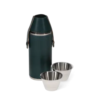 Hunter hip flask with 2 cups 220ml - Spirit of Adventure