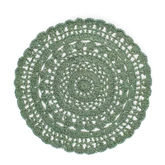 Crochet placemat - Green