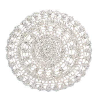 Crochet placemat - Ivory