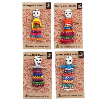 Worry dolls - Skull (assorted)