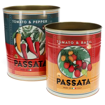 Large storage tins (set of 2) - Passata