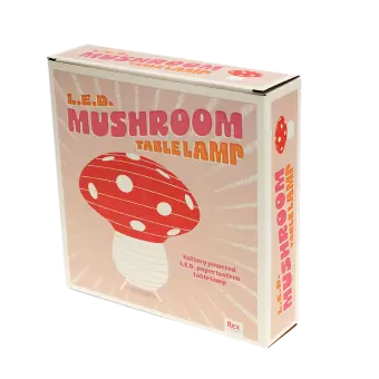 LED mushroom table lamp