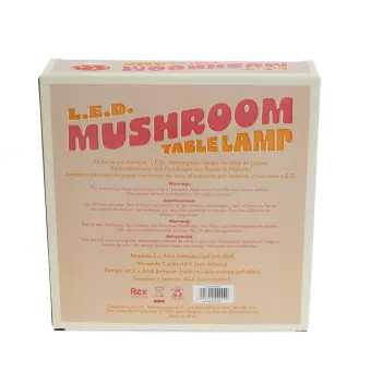 LED mushroom table lamp