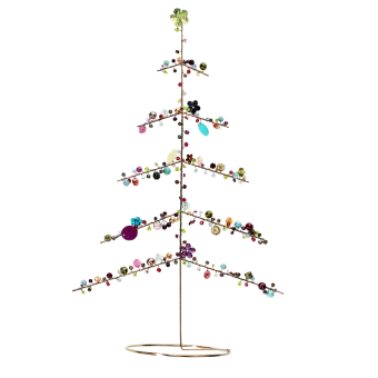 Handmade beaded tree decoration
