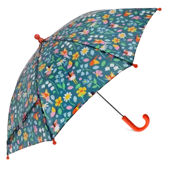 kids fairies in garden push up umbrella