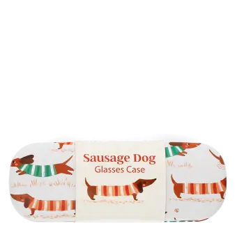 Glasses case & cleaning cloth - Sausage Dog