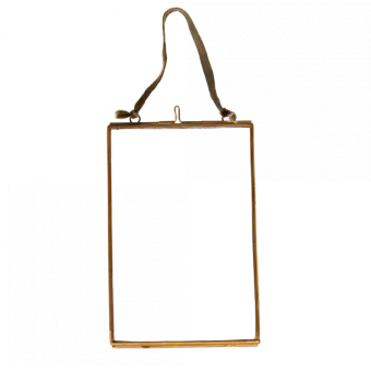 Hanging Brass Frame 15x10cm