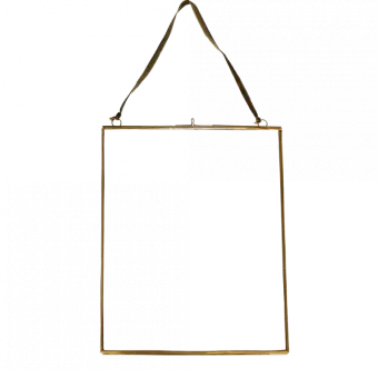 Hanging Brass Frame 25x20cm