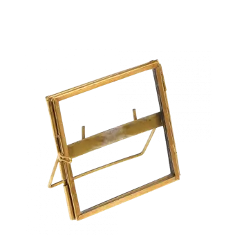 Standing Brass Frame 8x8cm
