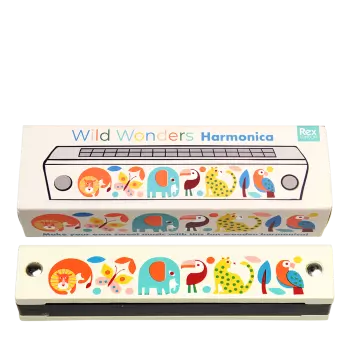Wild Wonders Wooden Harmonica