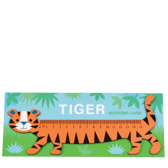 tiger wooden ruler