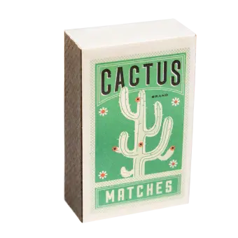 Matchbox size notepad - Cactus