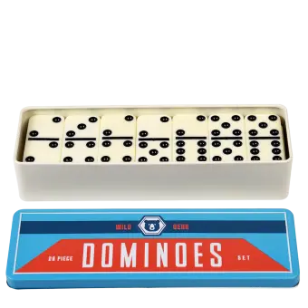 Dominoes in a tin - Wild Bear