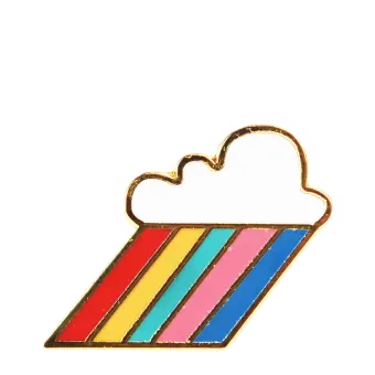 Pin badge - Cloud burst