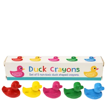 Duck crayons (set of 5)