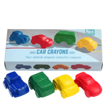 Car crayons (set of 4) - Road Trip 