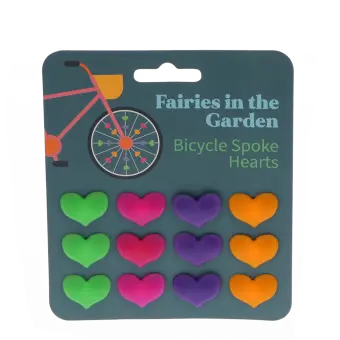 Bicycle spoke hearts - Fairies in the Garden