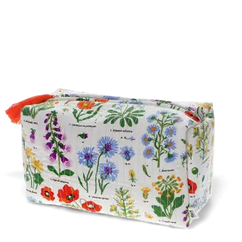 Quilted wash bag - Wild Flowers