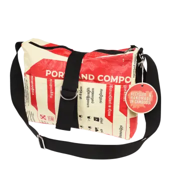 Recycled Cement Bag Handbag